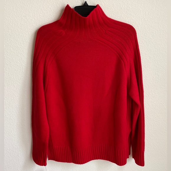 NWT🍁Polo Ralph Lauren Wool Cashmere Blend Pullover Red Turtleneck Sweater- Sz M - Picture 8 of 15